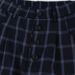 Street Trend Retro Plaid Casual Pants Men's Sportswear High Street Vibe Loose Plaid Wide Leg Straight Trousers