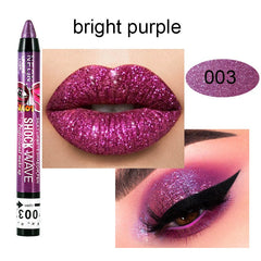 KISS SUSY 36 color eye shadow pencil stick lip pencil 2 in 1 is not easy to smudge