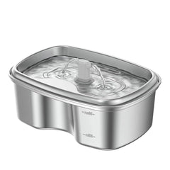 Stainless Steel Smart Pet Water Dispenser with Automatic Circulation and Filtration, Large Capacity Feeder for Cats and Dogs