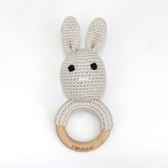 Carving Name Baby Soothing Bell Newborn Gift Bath Gift Knitted Cartoon Doll