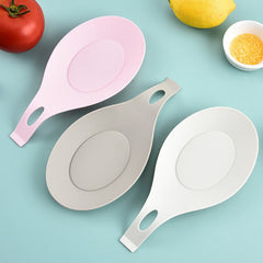 Silicone soup spoon mat, spoon holder, shovel change holder, seasoning soy sauce dish mat, storage mat, spoon change holder, spo