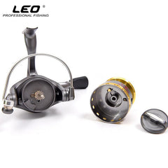 LEO  Half Metal Fishing Spinning Reel 8BB 5.5:1 Speed Ratio l for Sea Lake River Fishing LE1000-7000