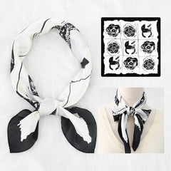 Silk Scarf Women's Sunscreen Beach Imitation Silk Versatile Silk Scarf Neckband