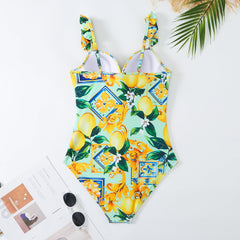 Conjoined conservative fly edge cover belly slimming sexy skirt style swimsuit women's wrapped skirt set