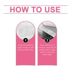 Multi-Purpose Tile Cleaner Living Room Kitchen Floor Decontamination Brightening Clean Polishing Remove Oil Clean