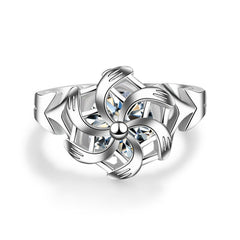 Galadriel Nenya Ring of Water Hobbit Elf Three Rings Great Rings Fashion Women Girl Jewelry High Quality Fan Gift