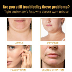 V-shaped Face Lifting Facial Mask, Tightens And Lifts Facial Skin Shapes Facial Mask
