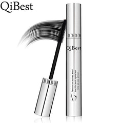 Makeup Qibest Silver Tube Big Eye Mascara Slender Curling Waterproof Not Smudge