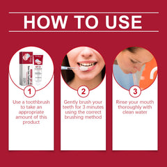 Gum Care Toothpaste Gently Brightening Teeth, Cleaning Yellow Stains And Improving Tooth Enamel