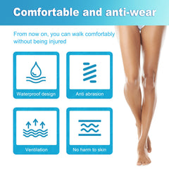 Thigh Anti-Wear Pads, Anti-Friction Invisible Thigh High Elastic Leg Protector Knee Calf Casual Pads