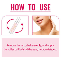 Charm Perfume, Women With Light Fragrance Wrist Neck Legs Lovers Body Fragrance Natural Clear