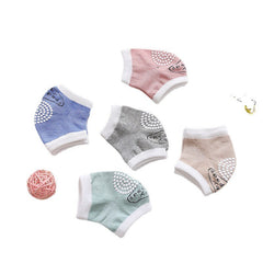 3 pairs of cotton children's knee pads, autumn glue dispensing, anti slip baby knee pads, mesh breathable exercise, baby crawlin