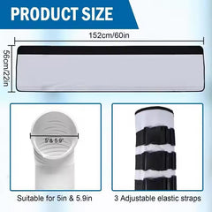 CA Insulated Hose Cover, Reusable Wrap, Duct Vent Cover, AC Pipe Protectors, Home Tool