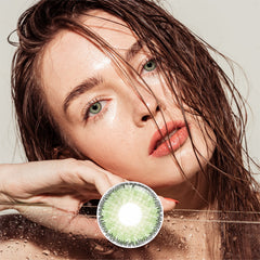 1Pair FDA Certificate Eyes Beautiful Pupil Colorful Girl Cosplay Contact Lenses  CLEAN GRAY