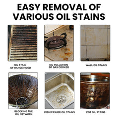 Heavy Oil Foam Cleaner, Kitchen Stove Range Hood Wash Basin Oil Dirt Removal Cleaner