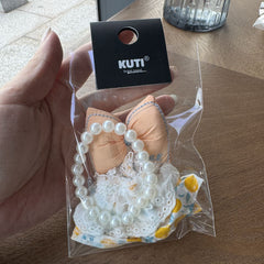 Labbubu Doll 17cm Labbubu Pendant Doll Clothes Accessories Shorts Keychain Air Cotton