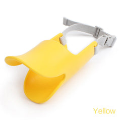 Dog Muzzle Anti-Bite and Anti-Bark Silicone Duckbill Muzzle Comfortable and Breathable Adjustable Strap Pet Mask