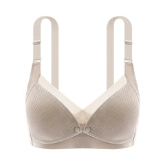 Nursing Underwear Maternity Underwear Front Open Buckle Thin Seamless Bra Cotton Lining Large Size Nursing Bra