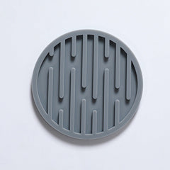 Hot selling silicone cup pad, circular and thickened 10CM drainage pad, heat insulation and anti slip tea cup pad