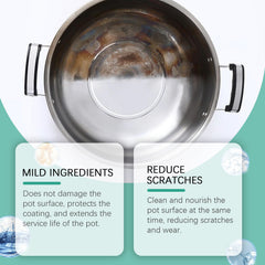 Pan Cleaner, Pan Bottom Grease Cleaner To Remove Oil And Scale Cleaning Polishing Anti-Rust Cleaning Liquid