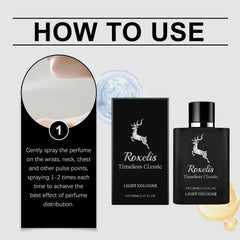 Charm Perfume Classic Cologne Natural Fresh Exudes Temperament Lasting Fragrance Light Elegant Portable Dating Perfume