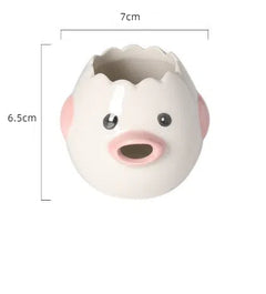 Ceramic egg white and protein separator household egg liquid and yolk filter baking tool easy to clean