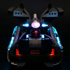 DIY building block lighting suitable for LEGO 10300 Back to the Future Time Machine, car LED remote control lighting