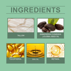 Grass Fed Tallow Skin Cream Moisturizes, Moisturizes And Relieves Dry Skin, Hydrates And Brightening Skin Cream