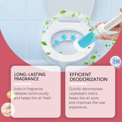 Toilet Gel Deodorizer Flower Household Toilet Descaling Deodorizing Deodorizing Fragrance Deodorizing Odor-Removing Toilet Cleaner