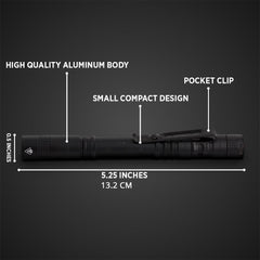 Mini LED flashlight Pen light Portable Torch 1 Switch Mode led flashlight For the dentist and for Camping Hiking Out