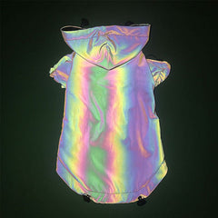 Fashion Pet Clothes Flashing Dogs Hoodie Jacket Reflective Clothing for Small Medium Large Dogs Jacket Clothing Pet Costume