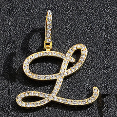 Hip hop accessories grass letter pendant melon seed buckle Cuban chain accessory