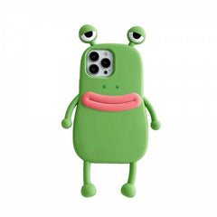 Funny Silicone 3D Frog Phone Case For IPhone 14 13 11 12 Pro Max XS XR X 7 8 Plus SE Cartoon Cute Shockproof Bumper Cover
