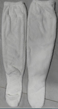 Indoor Plush Warmth Long Socks Cute Fuzzy Socks Over Knee Winter Leg Warmers Plush Sock Slippers Cozy Stocking