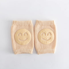 Woolen loop baby socks, elbow protection, walking and crawling, knee protection, baby and child knee protection, smiling face knee protection