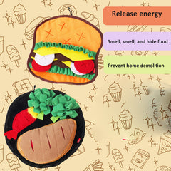 Dog sniffing mat hidden food sniffing blanket pet toy