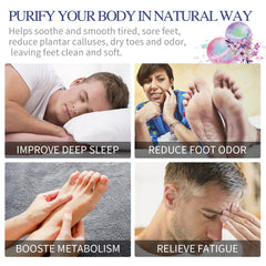 Foot Bath Ball, Repair Heel Dry Crack Skin Relief Physical Discomfort Cold Moisturizing Foot Care Ball