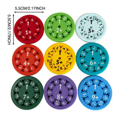 MATH FIDGET SPINNERS 9-piece math fidget spinner teaching enlightenment toy