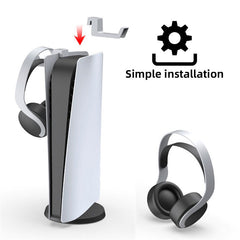Suitable for PS5 host headphone rack P5 game console hanging bracket headphone storage side hook