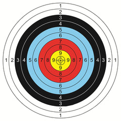 New 30pcs 40*40 cm Archery Shooting Target Paper Bow Hunting Archery Kit Standard Full Ring Single Spot Shooting Training Paper