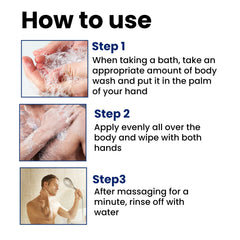 Epimedium Shower Gel, Body Odor Private Parts Clean Refreshing Enhance Endurance Body Wash