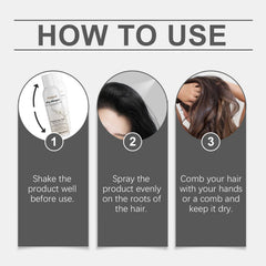 Vanilla Dry Hair Spray Gently Repair Frizzy, Fluffy And Easy To Manage Hair Dry Cleaning Spray