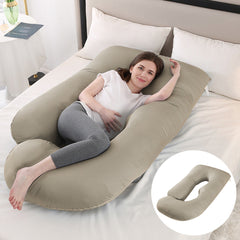 Pregnant women's pillow waist protection side sleeping slope pillow J-shaped pregnancy sleeping pillow