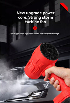 Rechargeable Air Blower Big Tree Industrial Portable Power Tools DIY Excellent for Home Garden Use