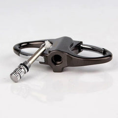 2025 Metal Keychain Lighter, ignite, waterproof, black