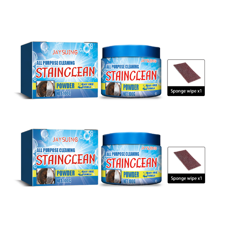 Cleaning Powder, Kitchen Stove Range Hood Tile Dishwashing Sink Heavy Oil Rust Dirt Cleaning Powder