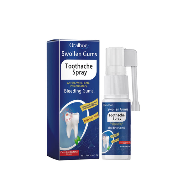 Toothache Treatment Spray. Relieve Gum Swelling And Pain On Fire Care ...
