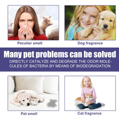 Pet Deodorant Spray To Remove Odors, Dogs And Cats To Remove Urine Odor Body Odor Feces Smell Clean Air