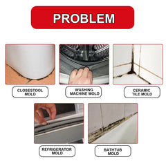 JUE-FISH Mildew Remover Gel Wall Stain Cleaner Kitchen Tile Crevices Mildew Remover Wall Multi-Effect Mildew Inhibitor