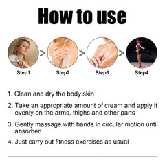 Muscle Sculpting Cream, Massage Firming Abdominal Muscles To Show The Waistline Abs Cream